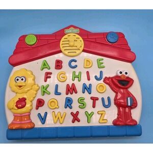 Tyco Sesame Street Big Bird & Elmo Electronic Learning ABC's Vintage 90s Kid Toy